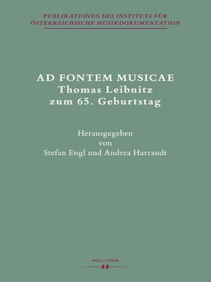 cover image of AD FONTEM MUSICAE